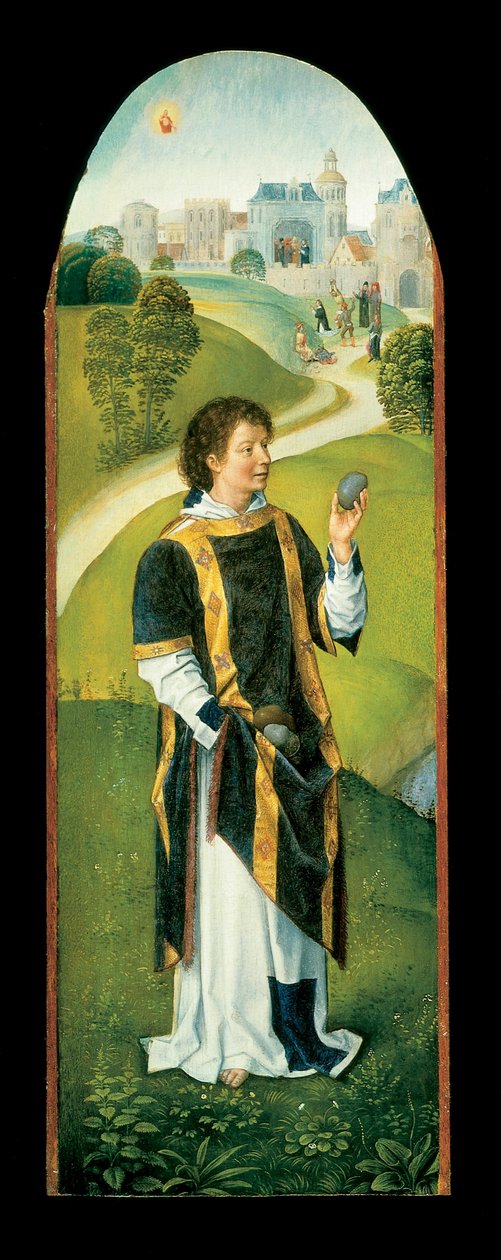 Den hellige Stephen av Hans Memling