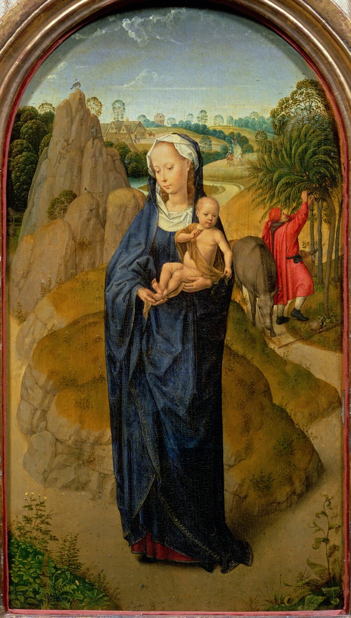 Resten på flukten til Egypt av Hans Memling