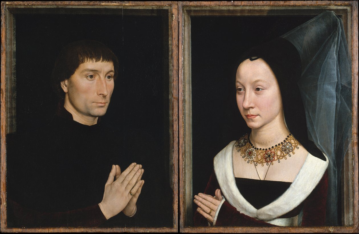 Tommaso di Folco og Maria Portinari, ca. 1470 av Hans Memling