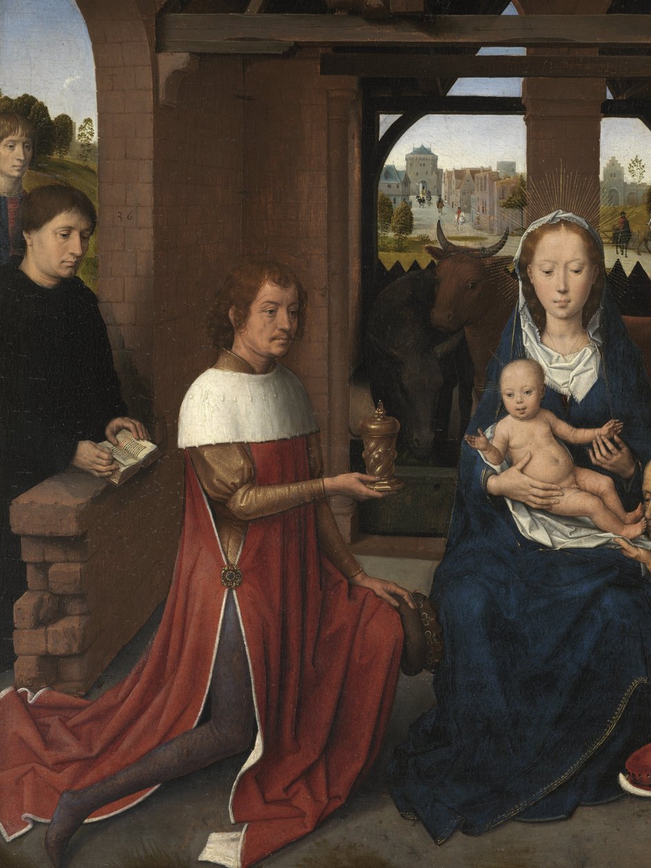 Triptych av Jan Floreins av Hans Memling