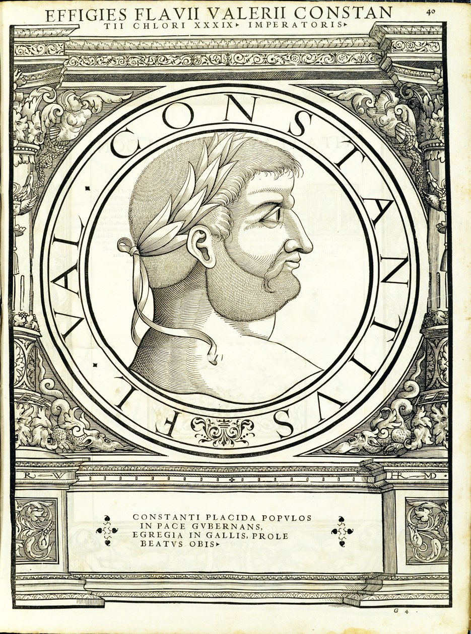 Constantius Chlorus, illustrasjon fra 
