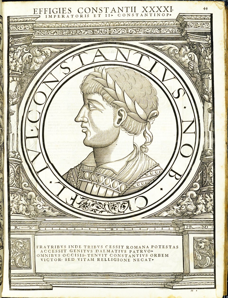 Constantius II, illustrasjon fra 