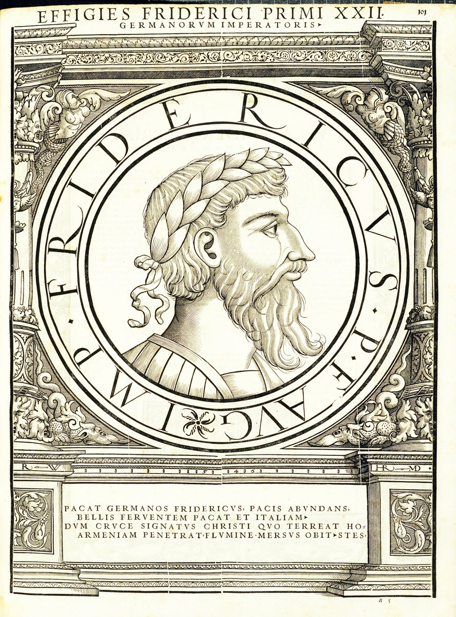 Friedrich I, illustrasjon fra 
