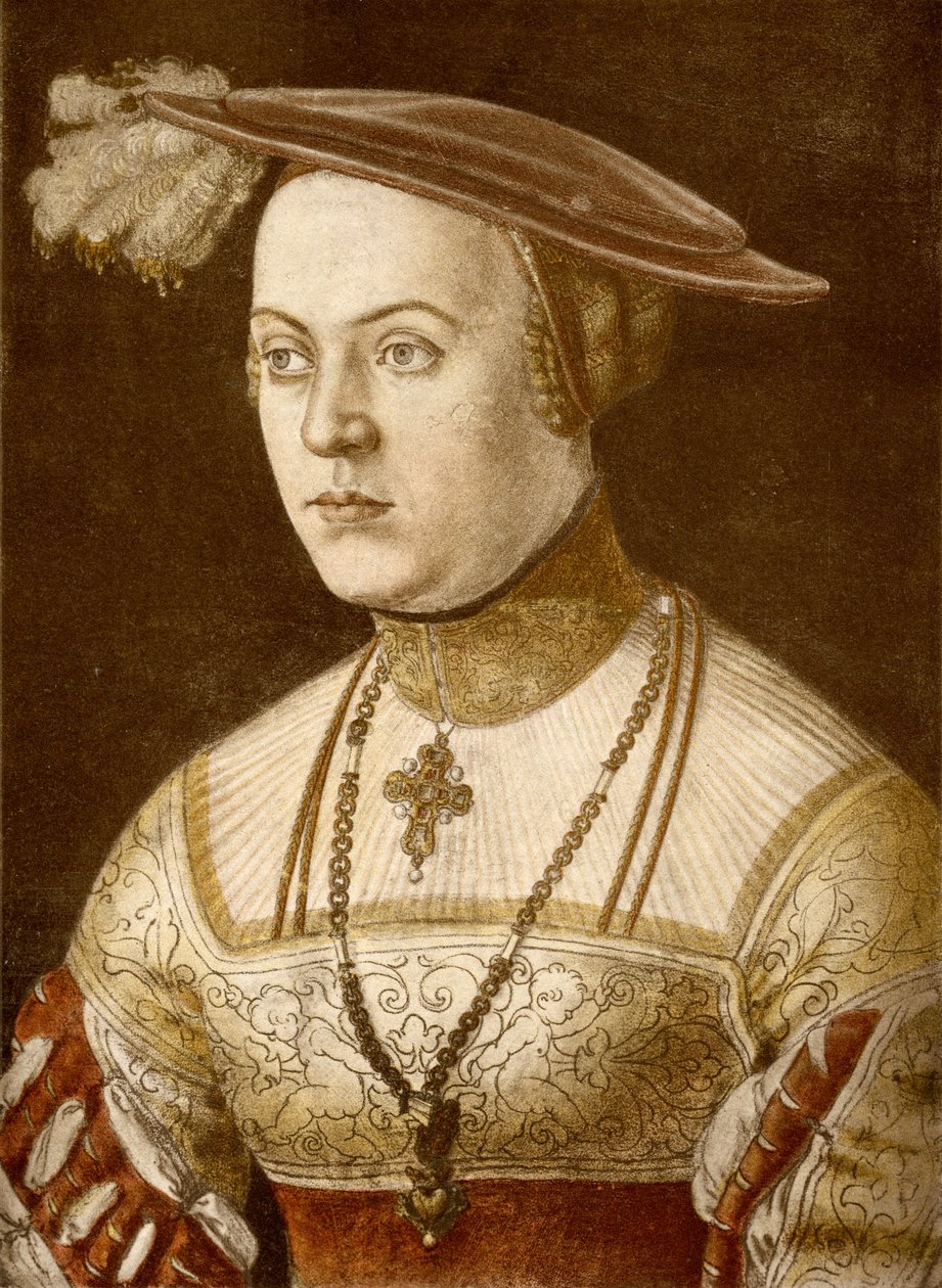 Hertuginne Marie av Baden av Hans Sebald Beham