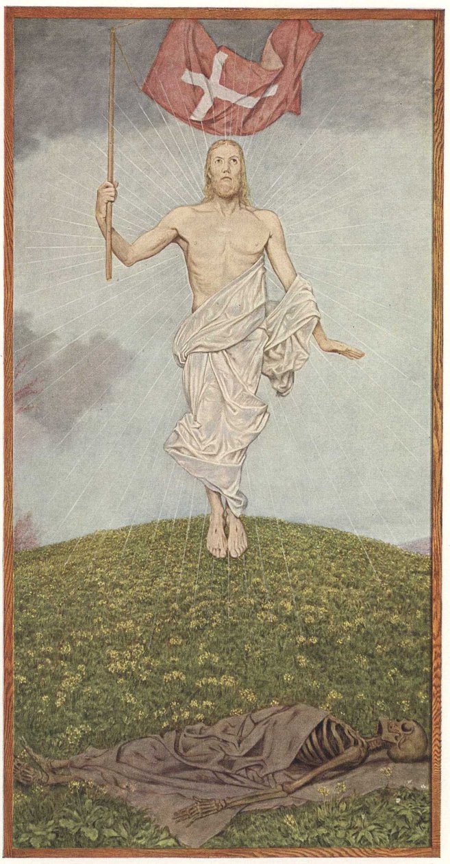 Oppstandelse engelsk: resurrection av Hans Thoma