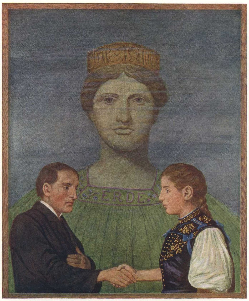Erden Englisch: Earth av Hans Thoma