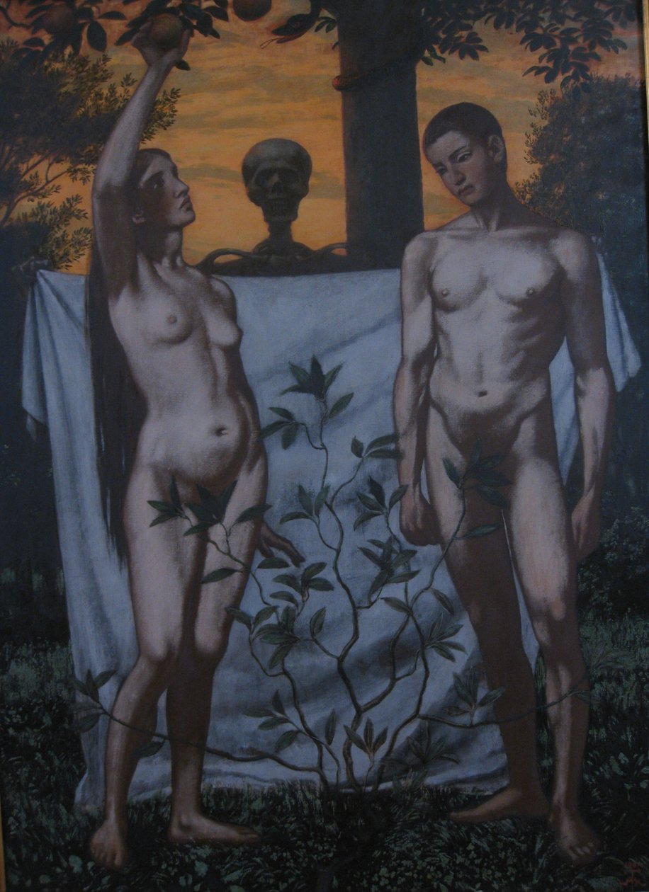 Adam og Eva av Hans Thoma