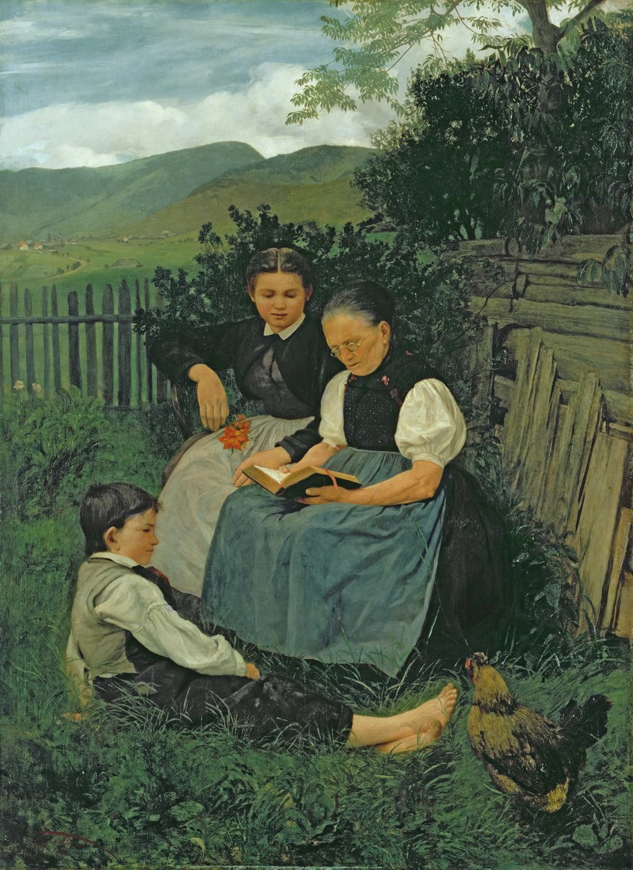 Slutten av dagen, 1868 av Hans Thoma