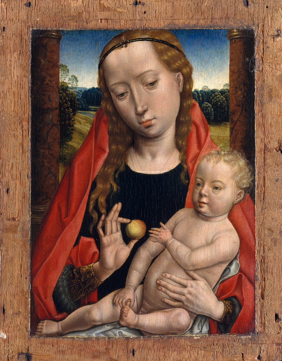 Jomfru og barn av Hans after Memling