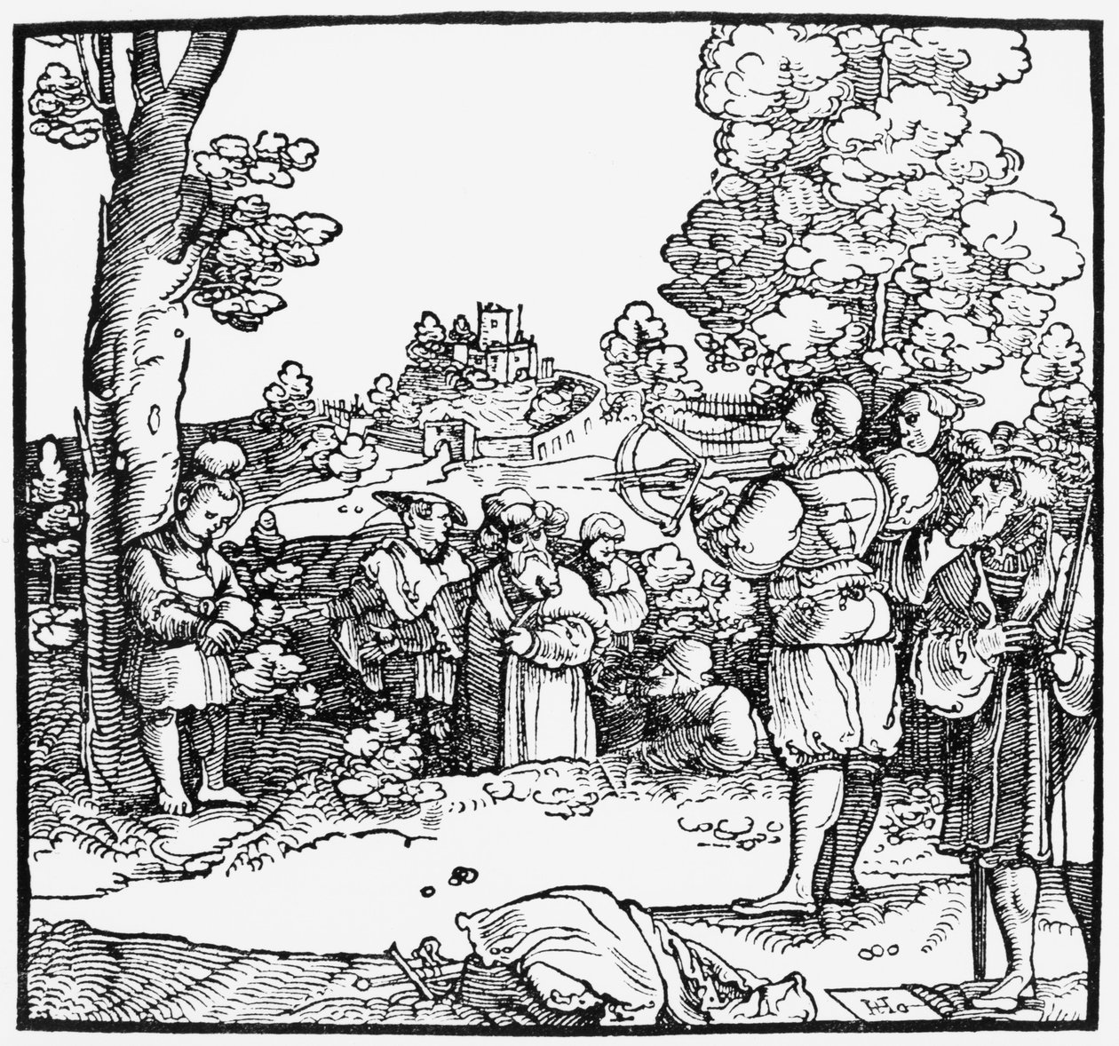 William Tell av Hans the Younger Schaufelein