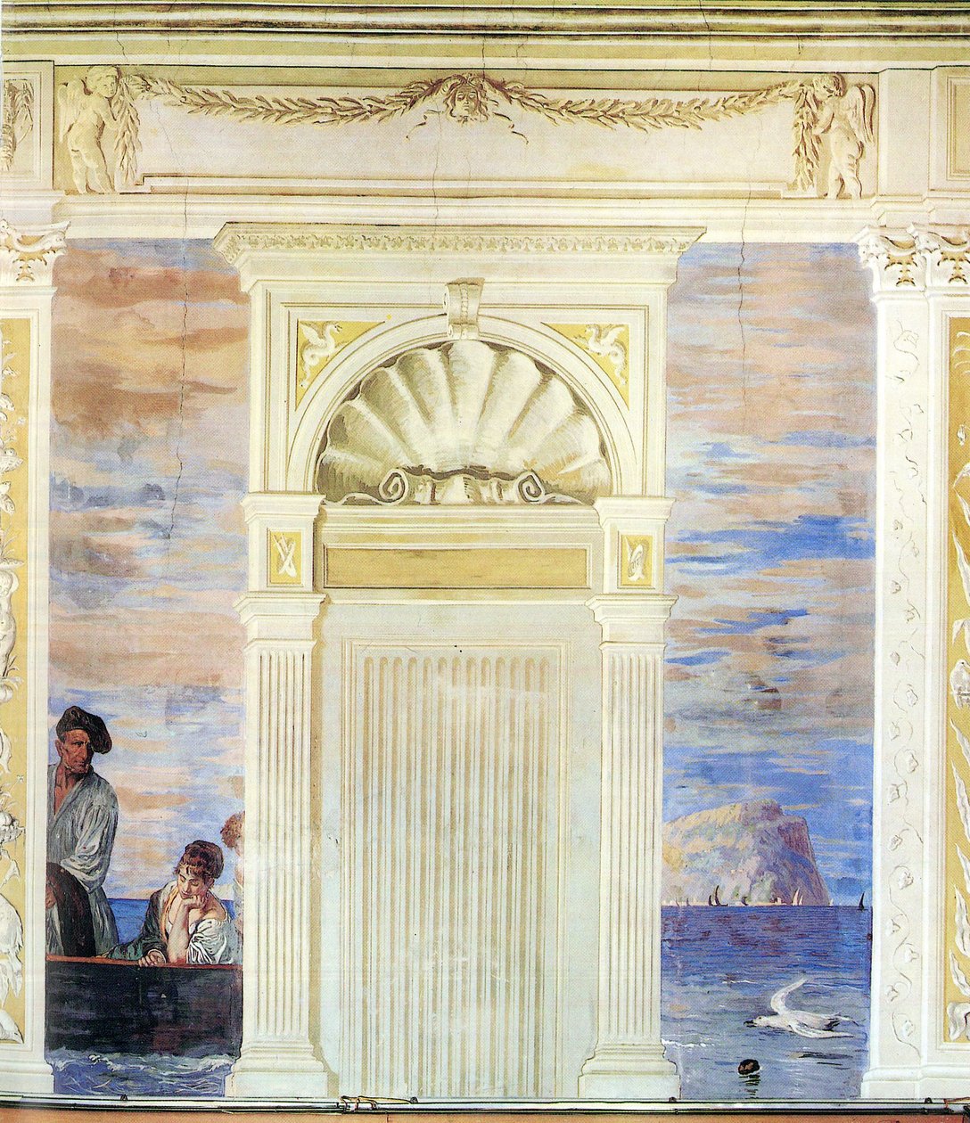 Seascape av Hans von Marées