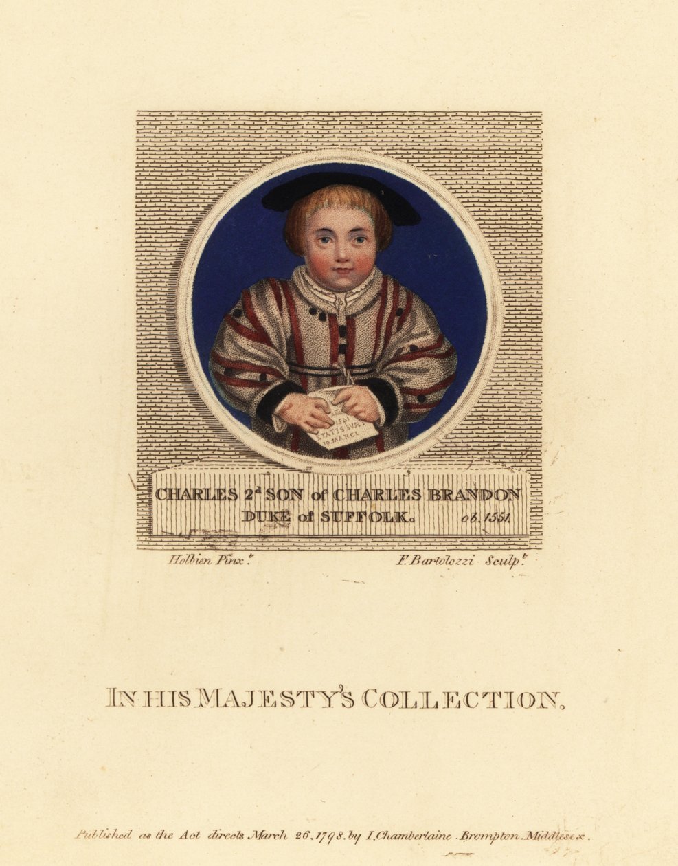 Charles Brandon, tredje hertug av Suffolk av Hans (after) Holbein the Younger