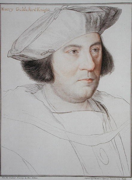 Portrett av Harry Guldeford (d.1532) gravert av Francesco Bartolozzi (1727-1815) 1792 (gravering) av Hans (after) Holbein the Younger