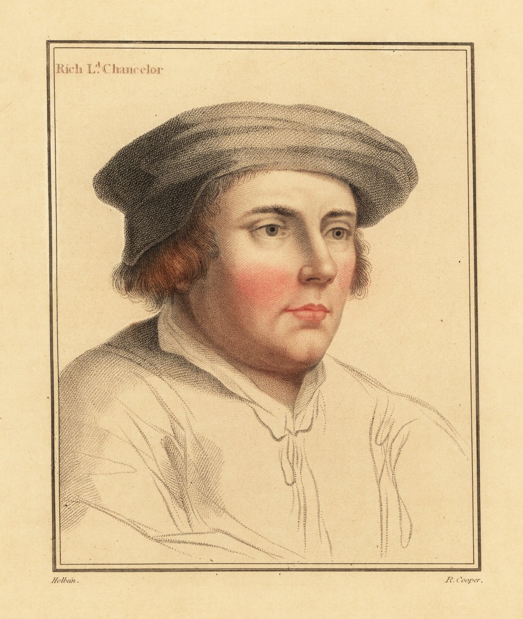 Sir Richard Rich av Hans (after) Holbein the Younger