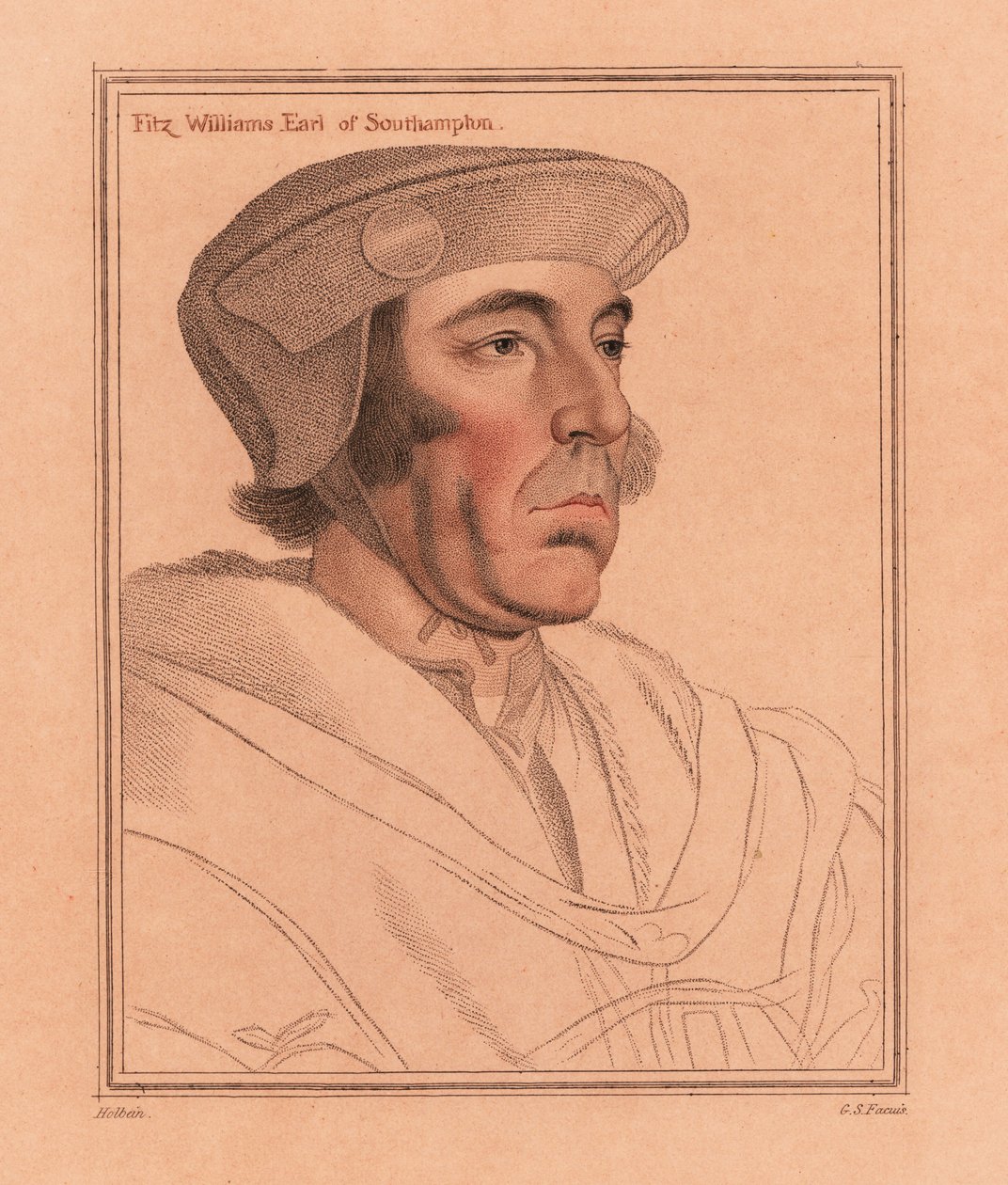 William FitzWilliam av Hans (after) Holbein the Younger
