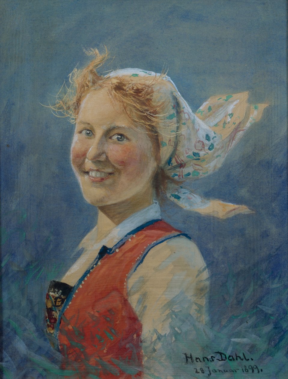 Lykkelig av Hans Andreas Dahl