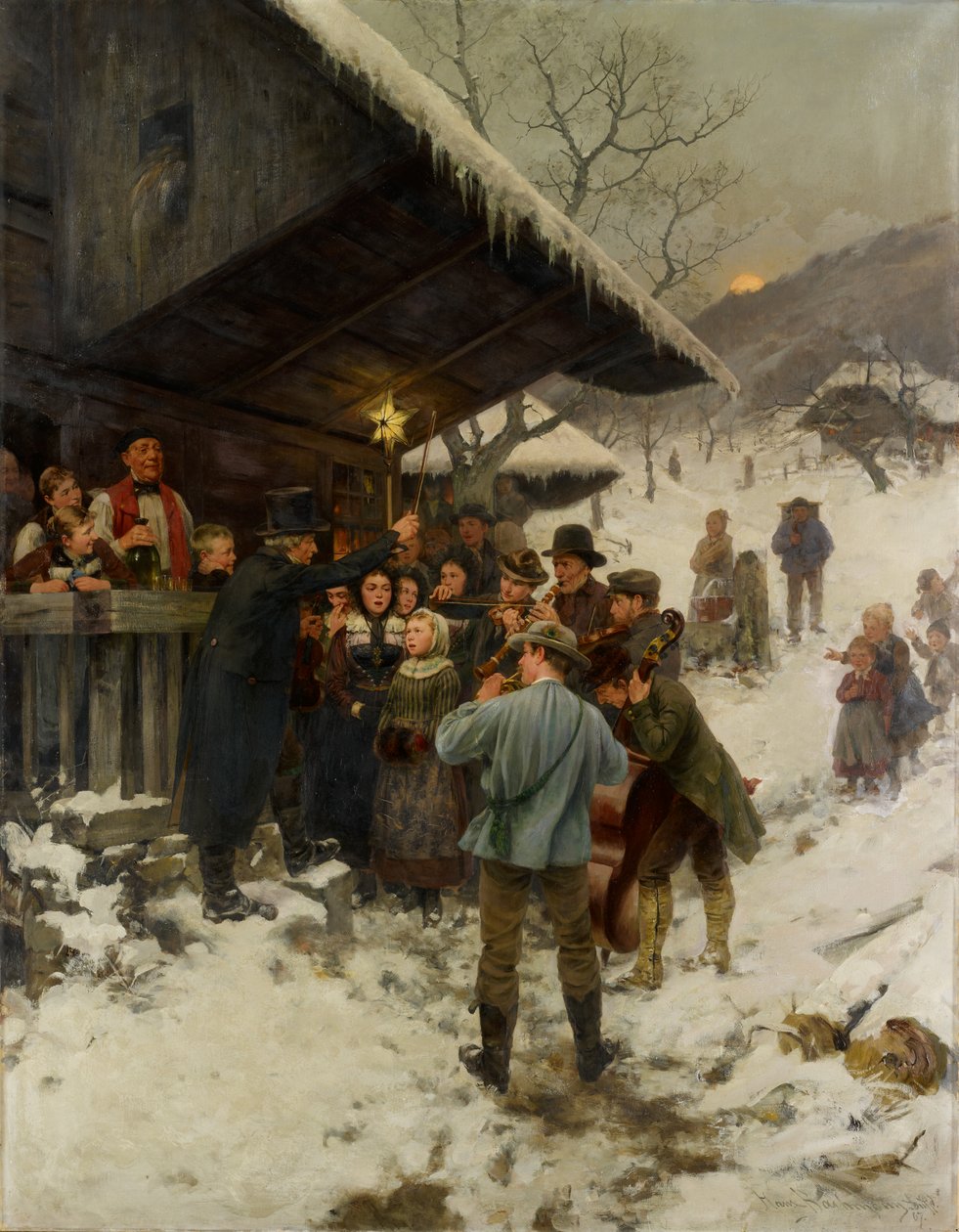 En julesang i Luzern av Hans Bachmann