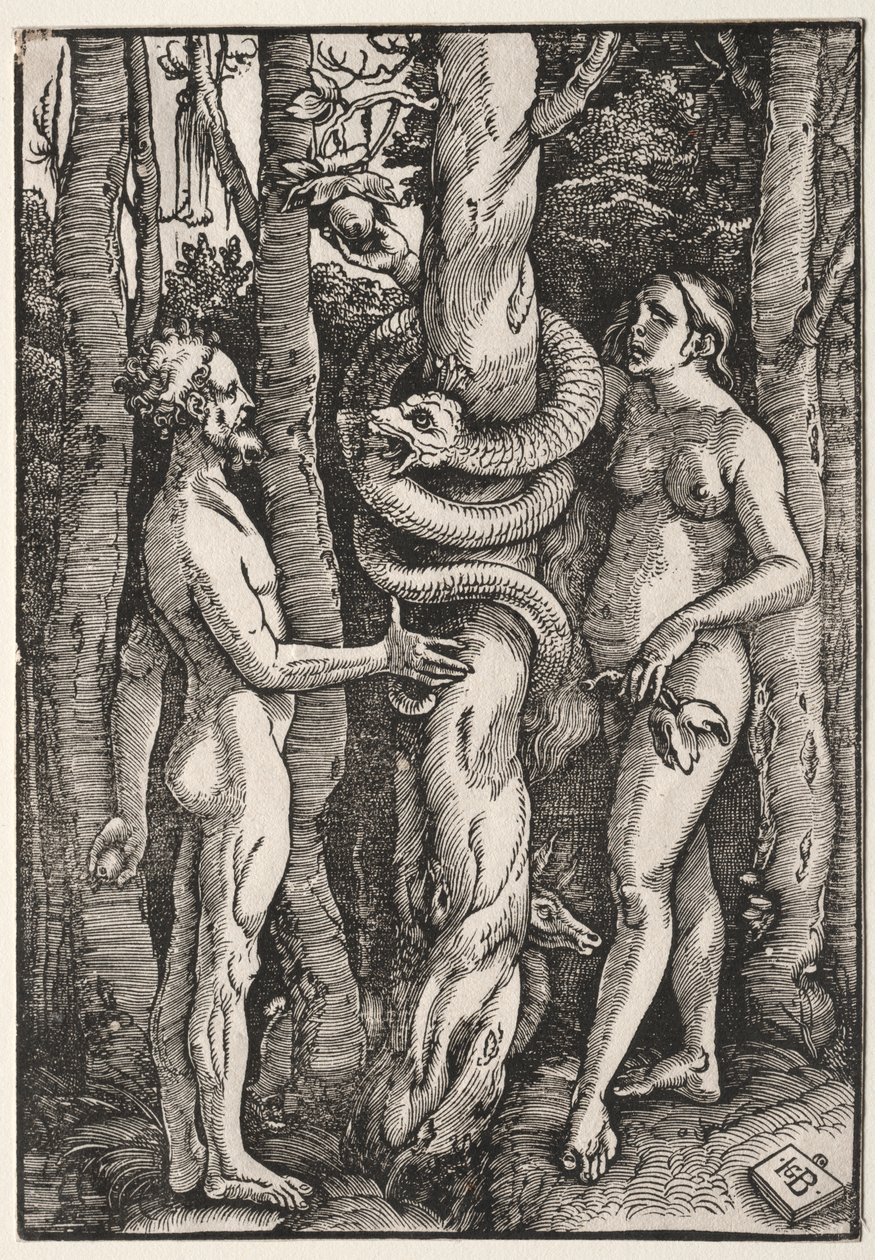 Adam og Eva av Hans Baldung