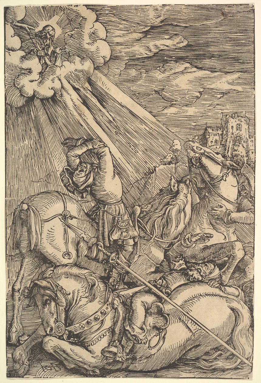 Konvertering av Paul, ca. 1514. av Hans Baldung