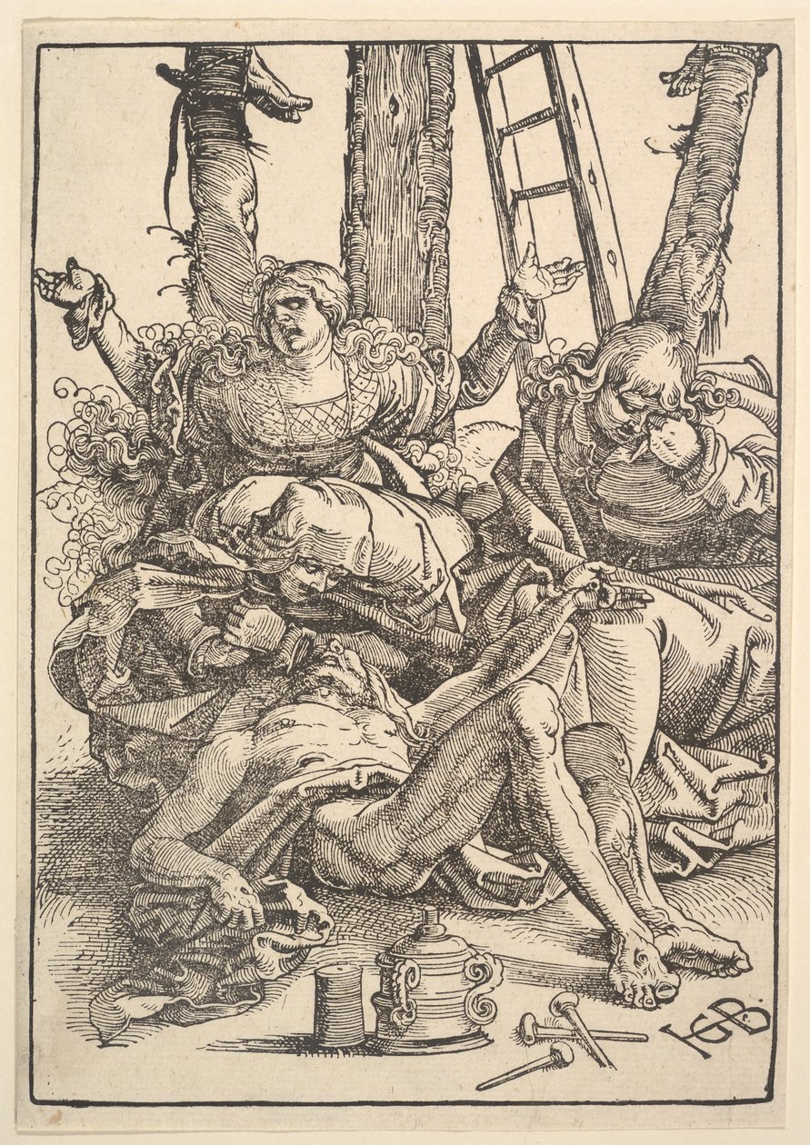 Klagesang for Kristus, 1510. av Hans Baldung