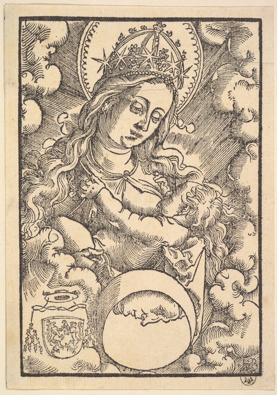 Madonna Lactans, fra Enchiridon poeticum, 1515 av Hans Baldung