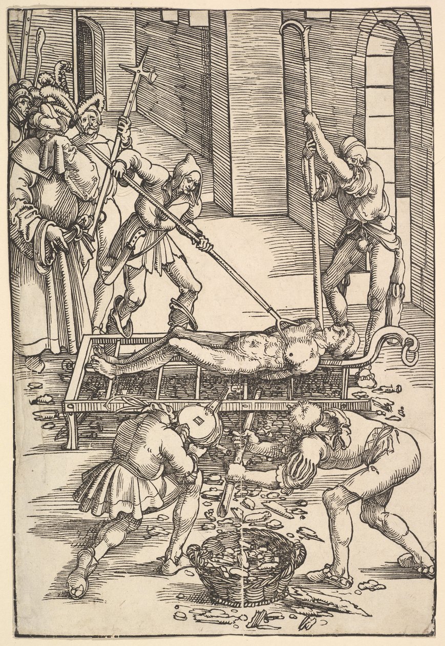 Martyrium of St. Lawrence, ca. 1505. av Hans Baldung