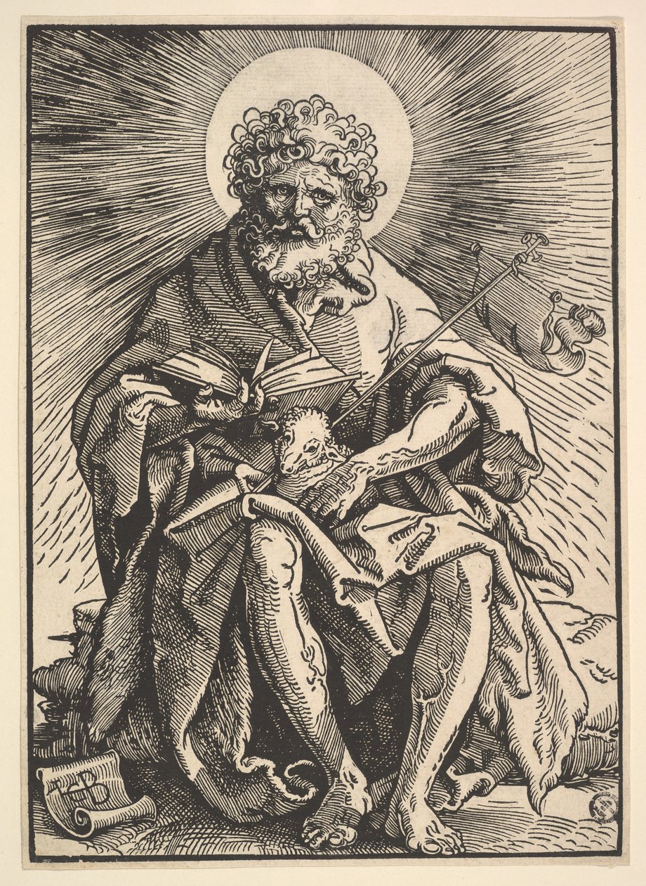 Døperen Johannes holder Lammet, ca. 1517. av Hans Baldung