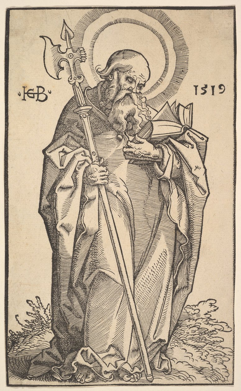 St. Matteus fra Kristus og apostlene, 1519. av Hans Baldung