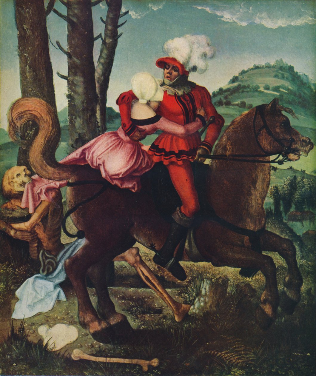Ridderen, den unge jenta og døden, c1510, 1939 av Hans Baldung