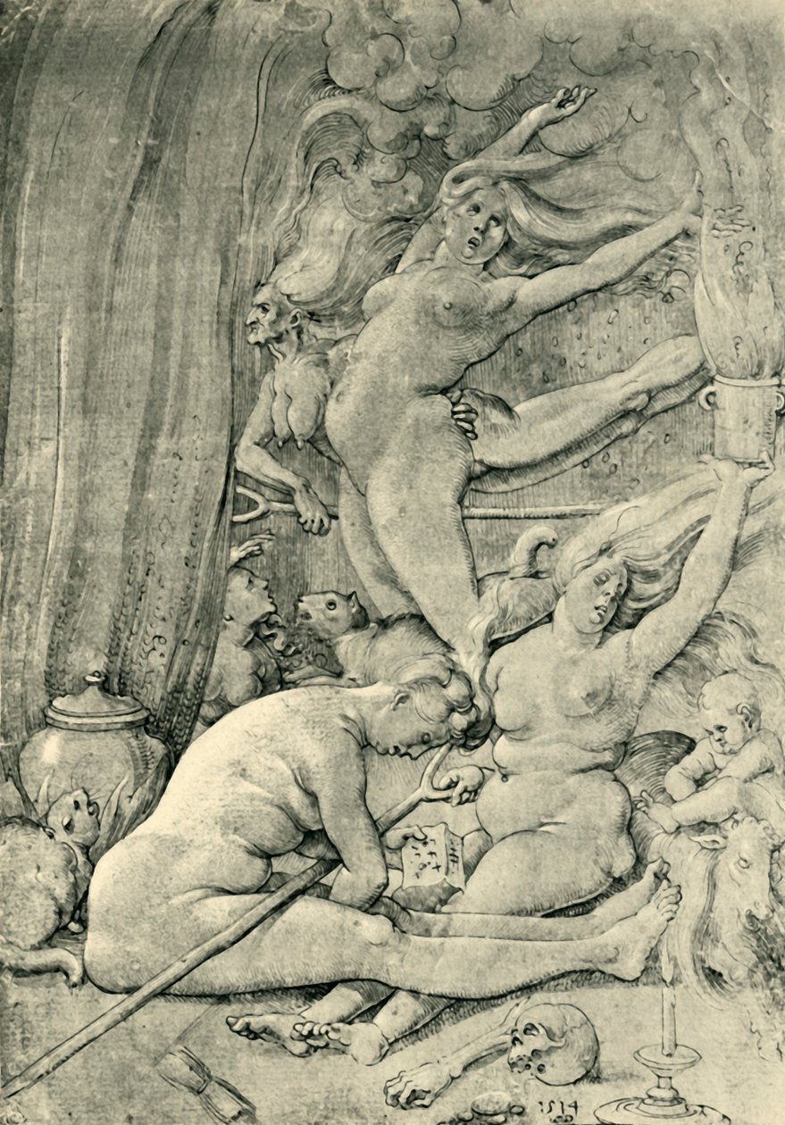 Hekser, 1514, 1943. av Hans Baldung
