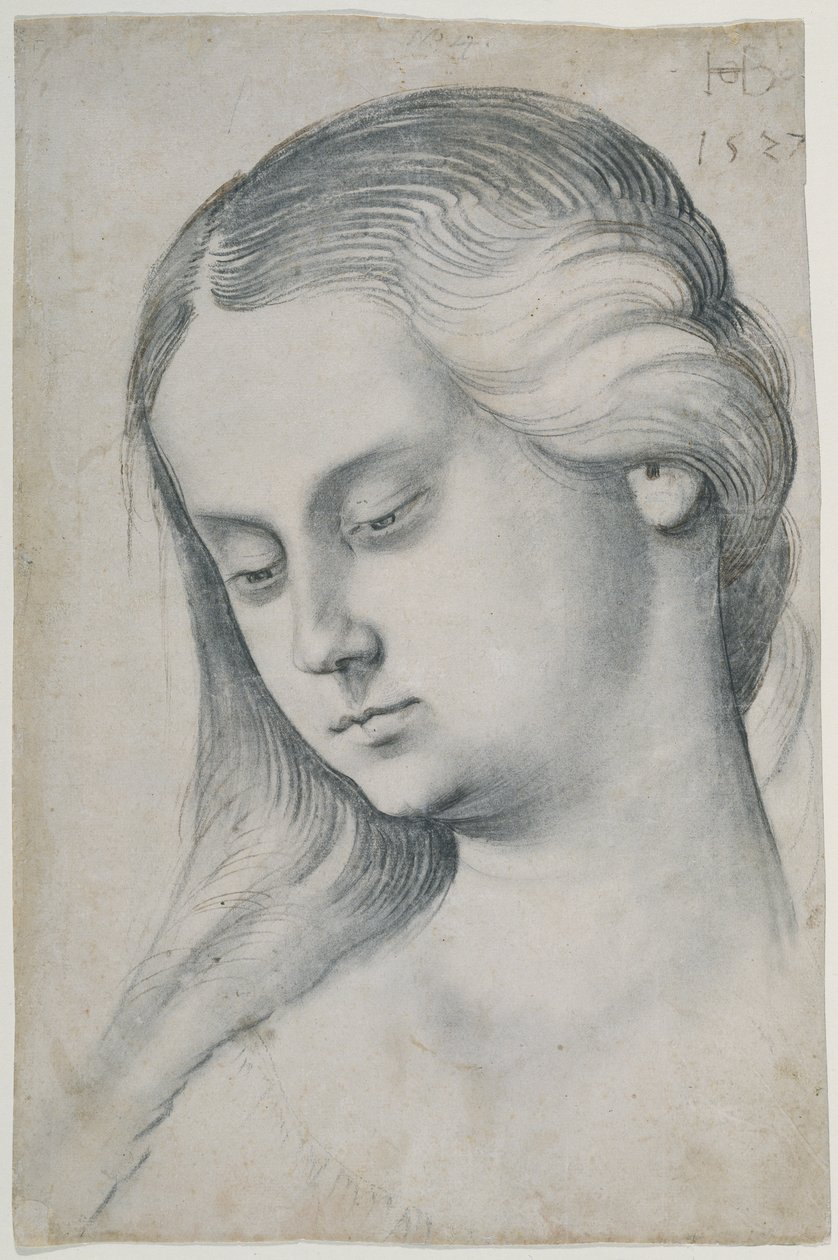 En kvinnes byste av Hans Baldung Grien