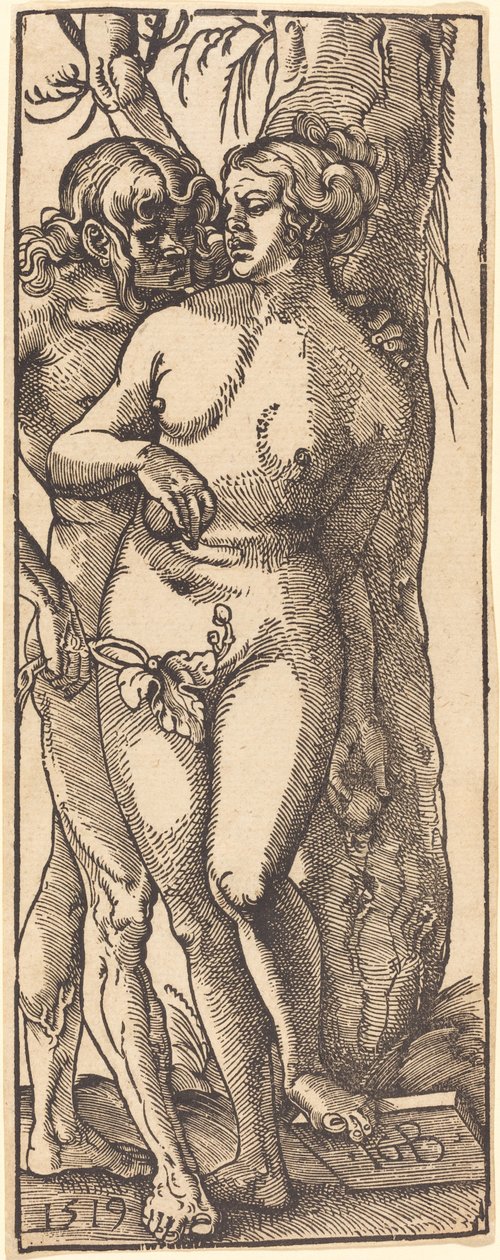 Adam og Eva av Hans Baldung Grien