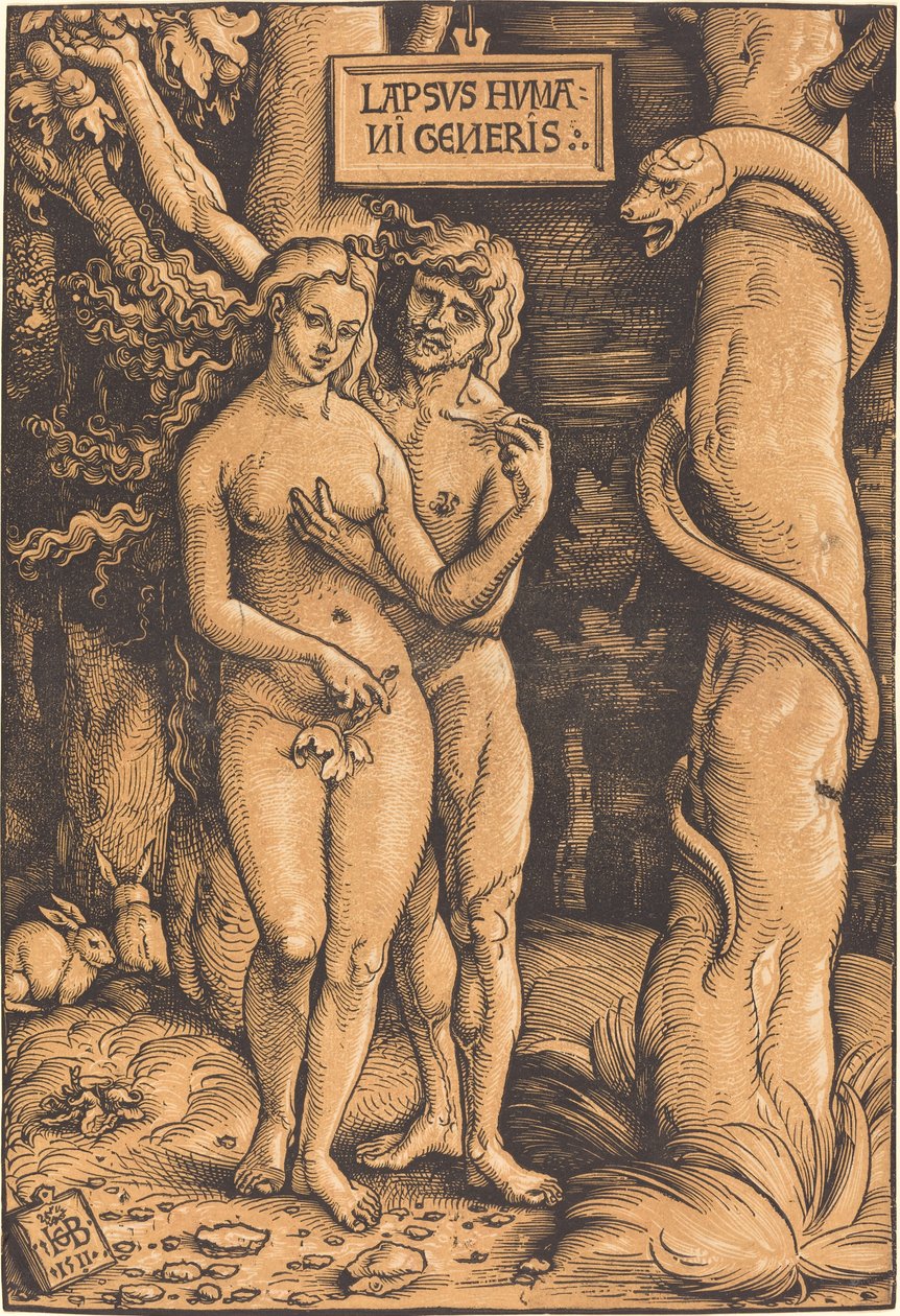 Adam og Eva av Hans Baldung Grien