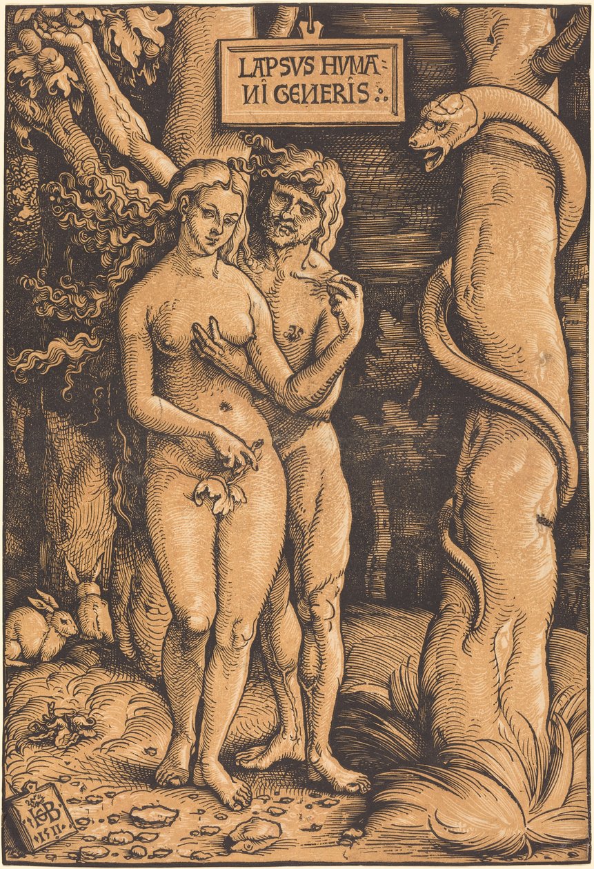 Adam og Eva av Hans Baldung Grien