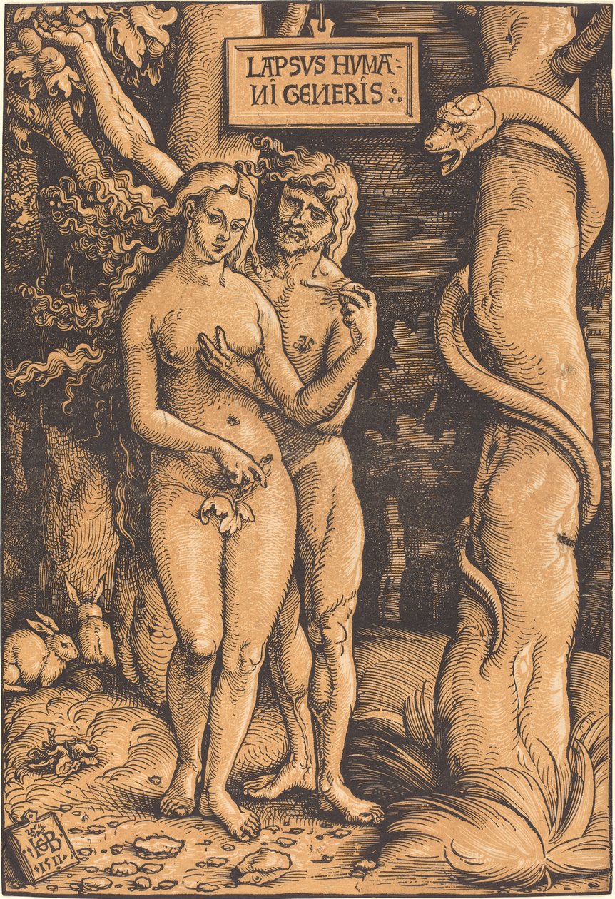 Adam og Eva av Hans Baldung Grien