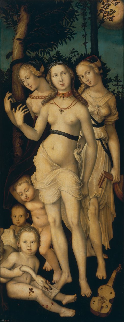 Harmoni eller, De tre nåder av Hans Baldung Grien