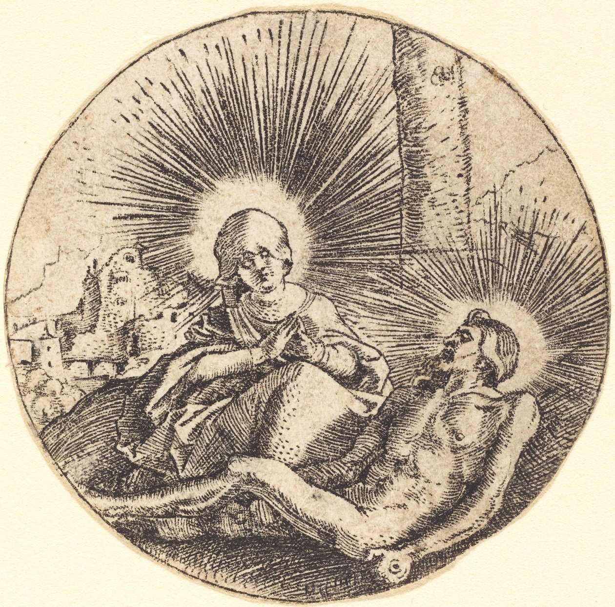 Klagesang for Kristus av Hans Baldung Grien