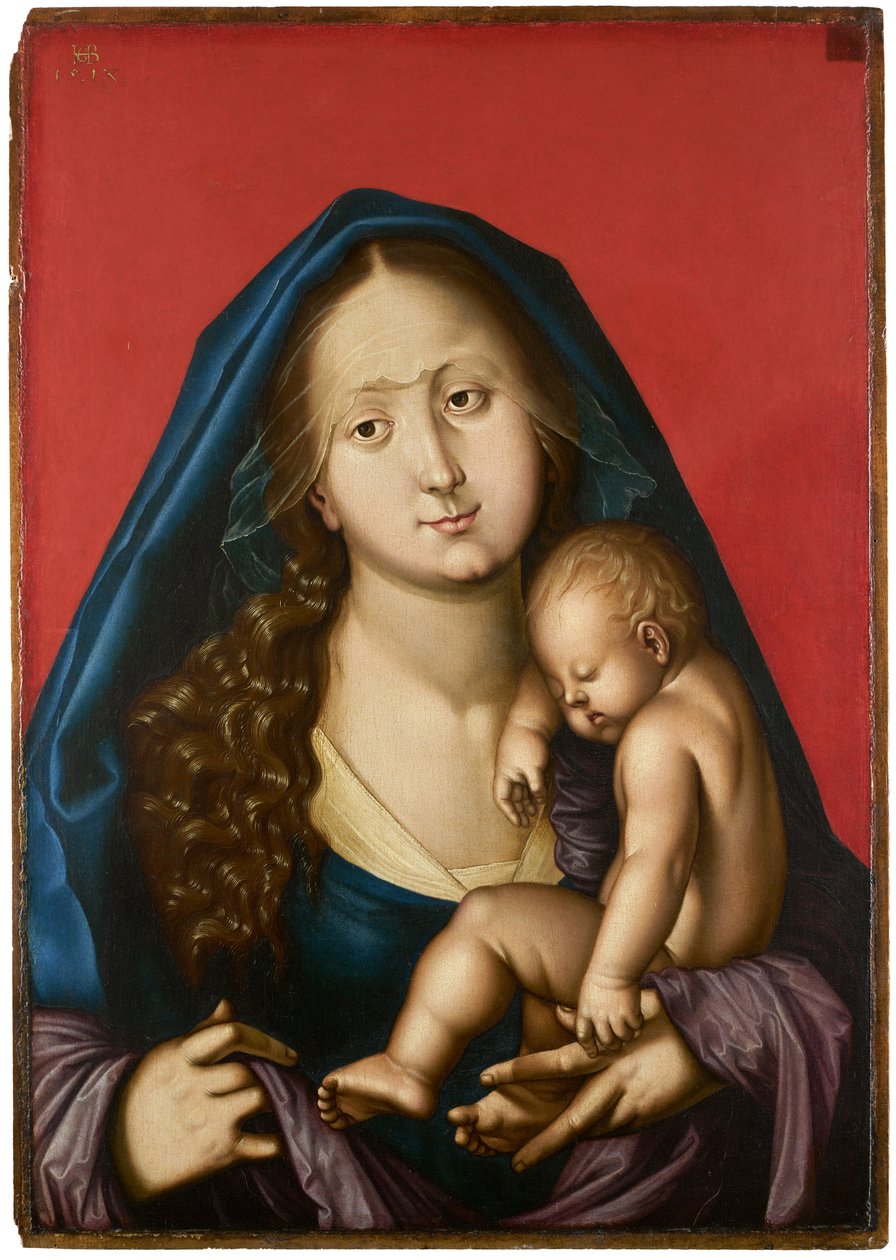 Maria med det sovende barnet av Hans Baldung Grien