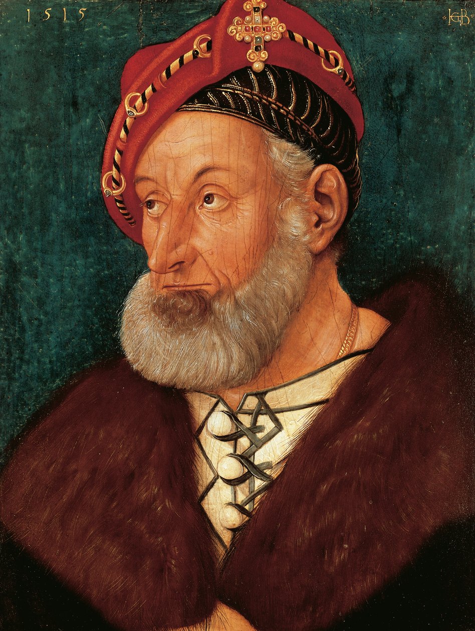 Portrett Christopher I, markgreve av Baden av Hans Baldung Grien