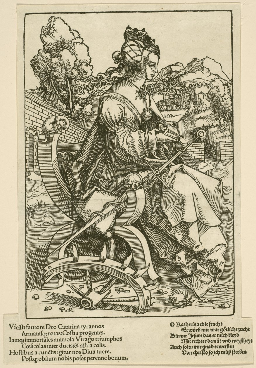 Saint Catherine, 1505-07 av Hans Baldung Grien
