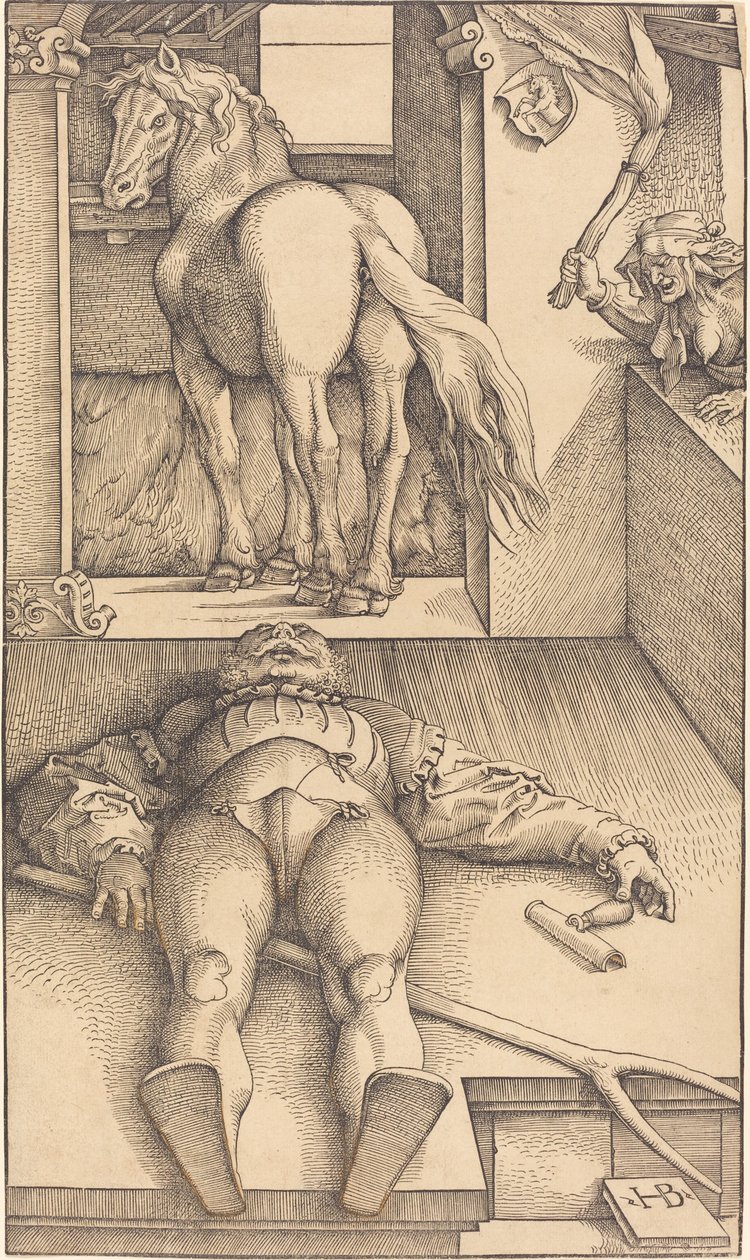 Den forheksede brudgommen av Hans Baldung Grien