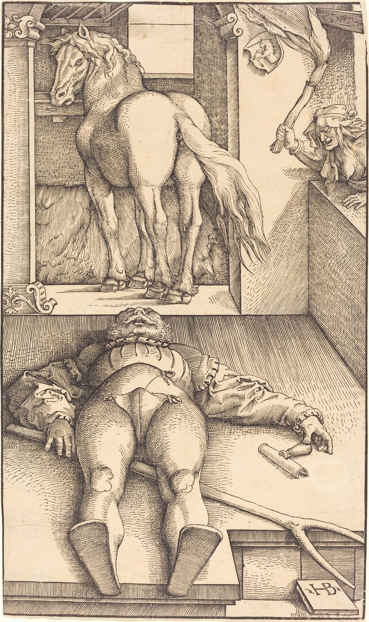 Den forheksede brudgommen av Hans Baldung Grien