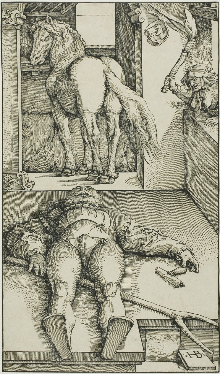 Den forheksede brudgommen av Hans Baldung Grien
