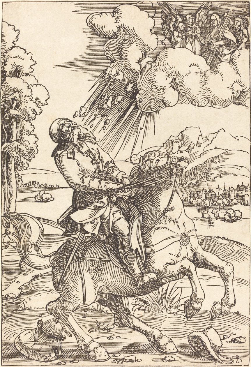 Omvendelsen til Saint Paul av Hans Baldung Grien