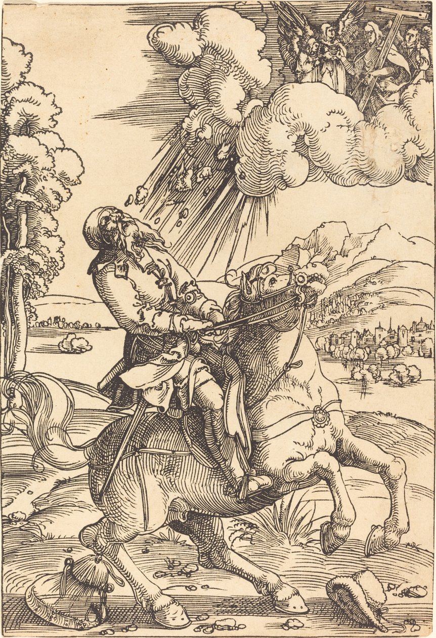 Omvendelsen til Saint Paul av Hans Baldung Grien