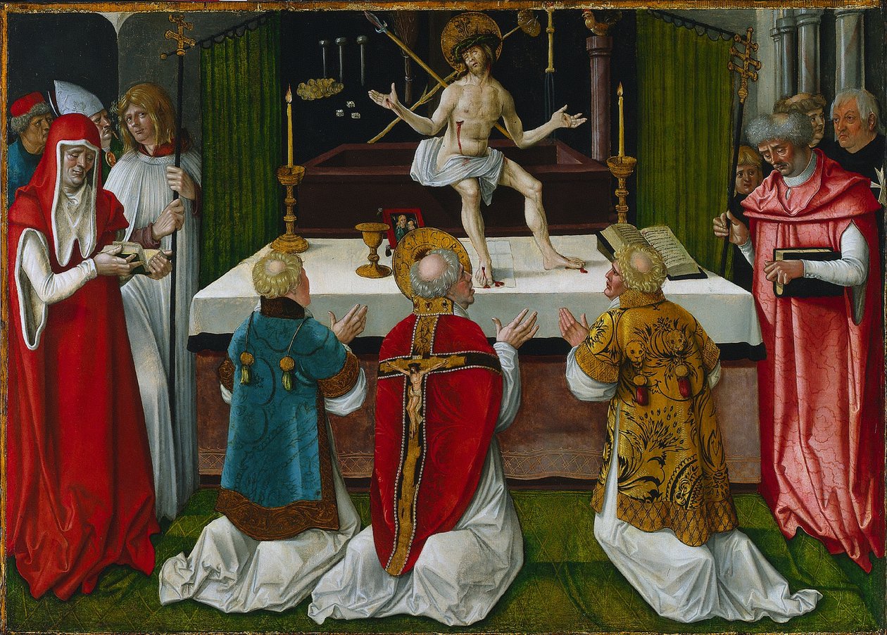 Sankt Gregors messe, 1511 av Hans Baldung Grien
