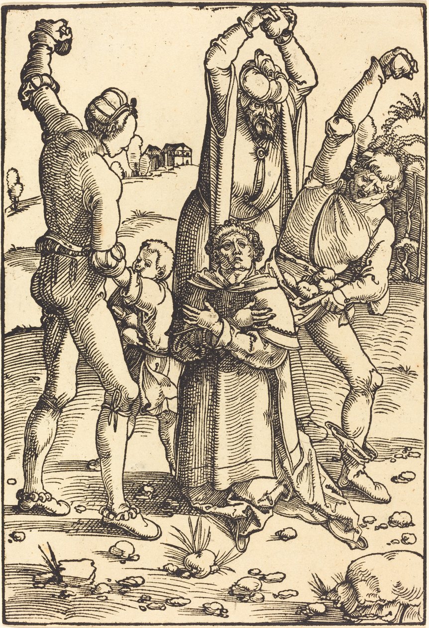Steiningen av Saint Stephen av Hans Baldung Grien