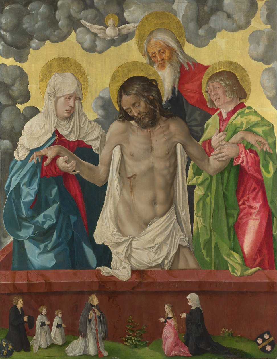 Treenigheten og mystikken Pietà av Hans Baldung Grien