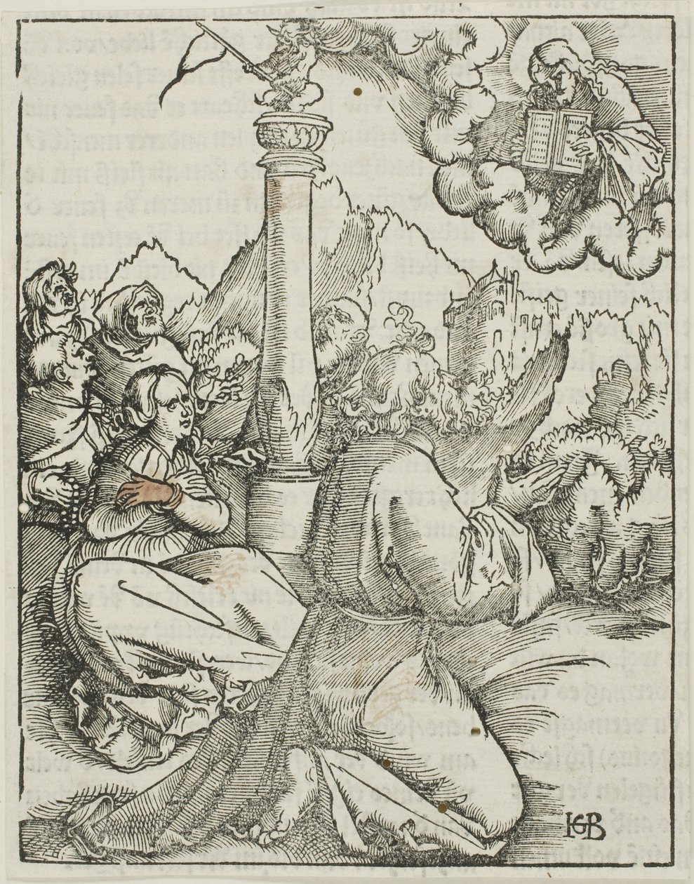 Du skal ikke ha andre guder før meg, fra de ti bud av Hans Baldung Grien