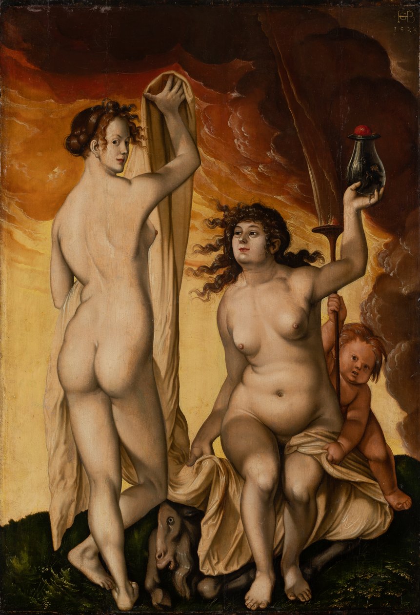To hekser av Hans Baldung Grien